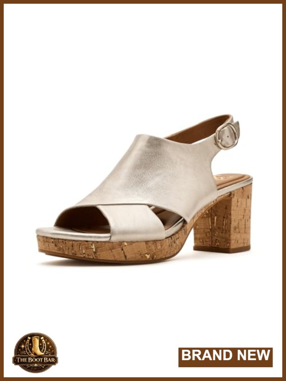 Söfft Womens Liv Leather Heeled Sandals Peep Toe Slingback Block Heel